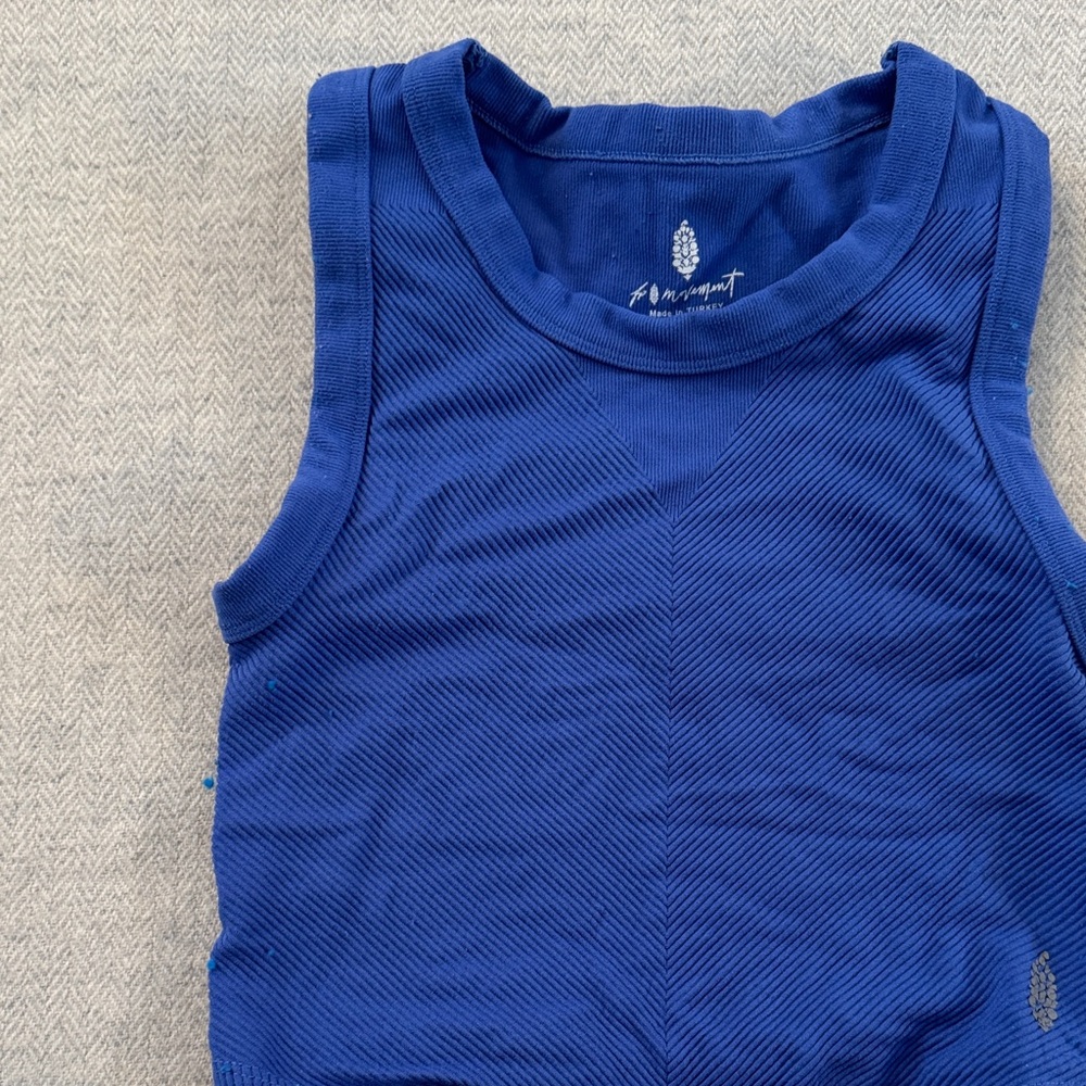 FP Movement by Free People Blue Crop Top - Picture 3 of 5